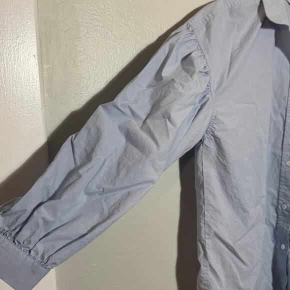 Womens Size S Rails Janae Shirt in Blue Jay Balloon Long Sleeve Collar Button Up - Picture 5 of 8